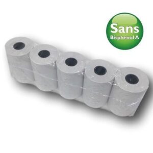 Bobine papier thermique sans bisphénol actif