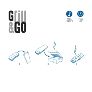 Sac sandwich "Grill & Go" naturel kraft