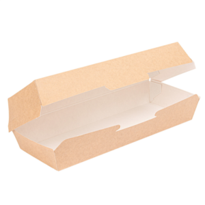 boites panini "thepack" 220g/m2 26x12x7cm naturel carton ondulé nano micro