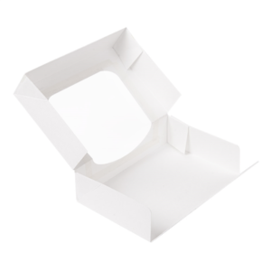 Boite sushi a fenêtre "The Pack" blanc carton ondulé