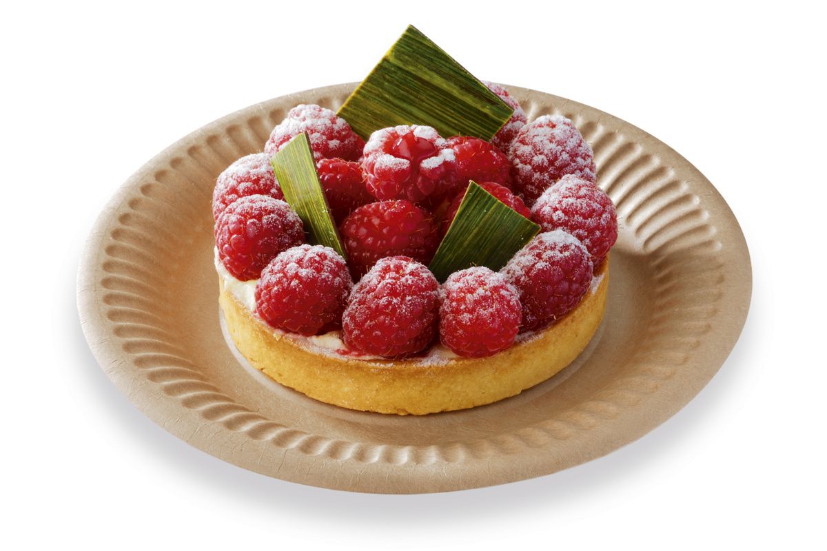 Assiette carton kraft biodégradable nature 22cm et 18cm