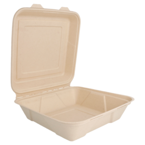 coquille L bionic 1l 22,5x22,5x7,5cm naturel bagasse grand format