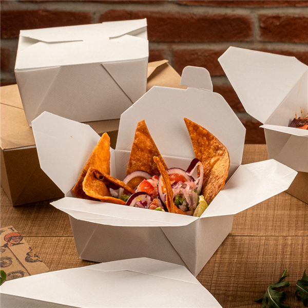 Boites carton ondulé blanc américaines "The Pack" 780ml