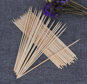 Piques brochettes bois 15,20 et 30cm naturel bambou