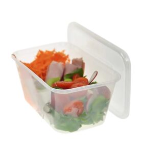 Barquette avec couvercle plastique transparent "PLAST"