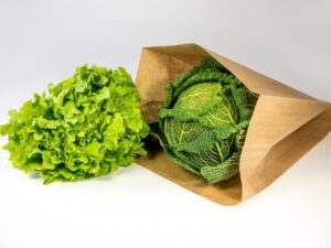 Sac Fruits et légumes soufflet kraft alios