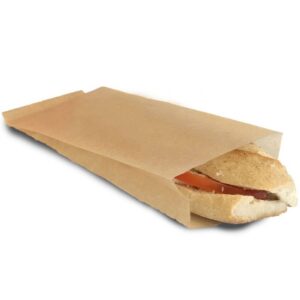 poche panini kraft brun ingraissable