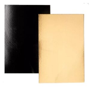 Plaque traiteur Or/Noir 60x40cm