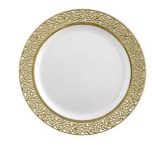 Assiettes réutilisables GTM or