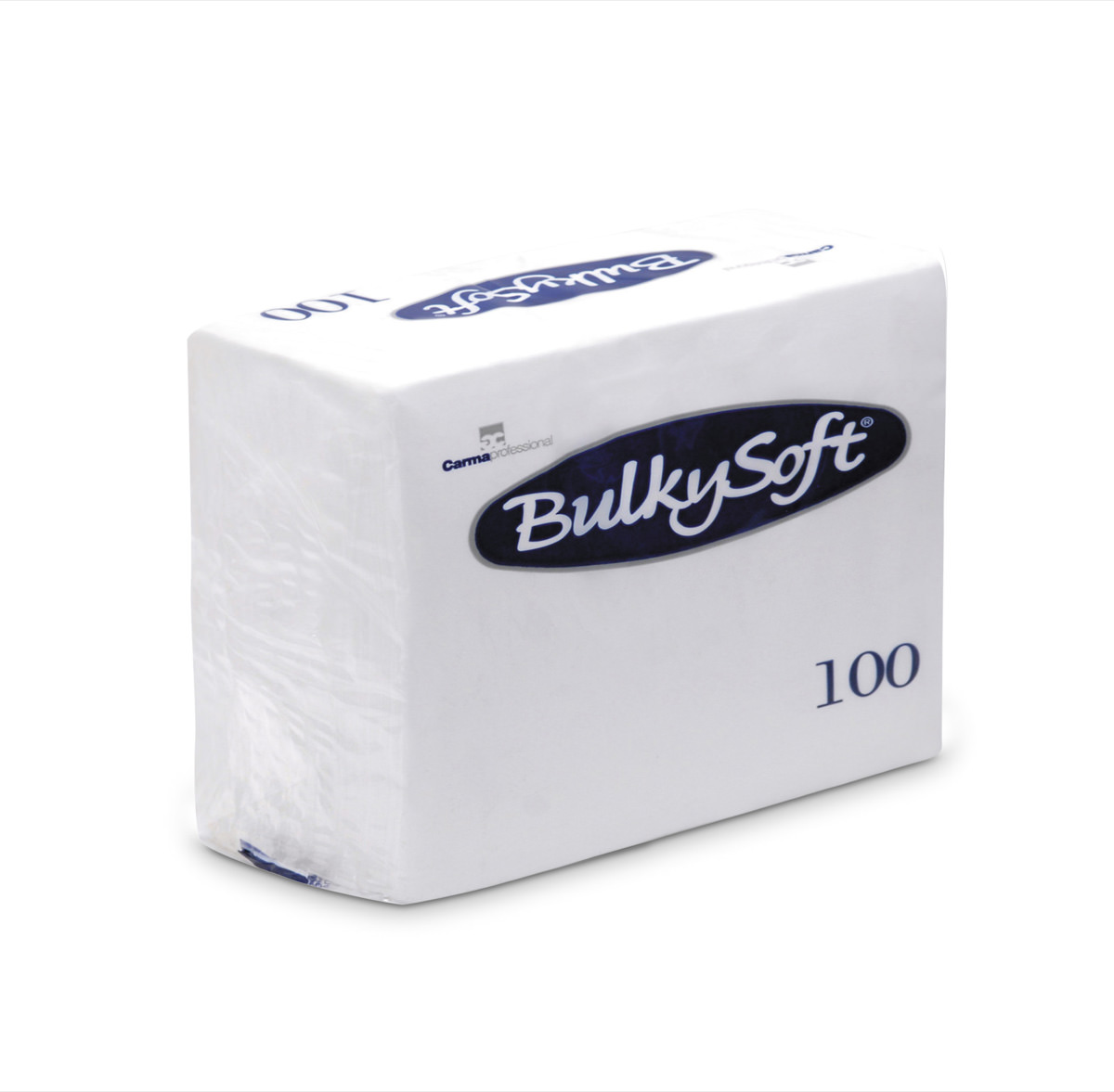 Serviettes ouate lisse blanches 2 feuilles 30x40cm