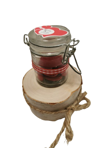 Petit pot a confiture verre 6x4,5cm