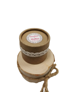 Boîte ronde kraft