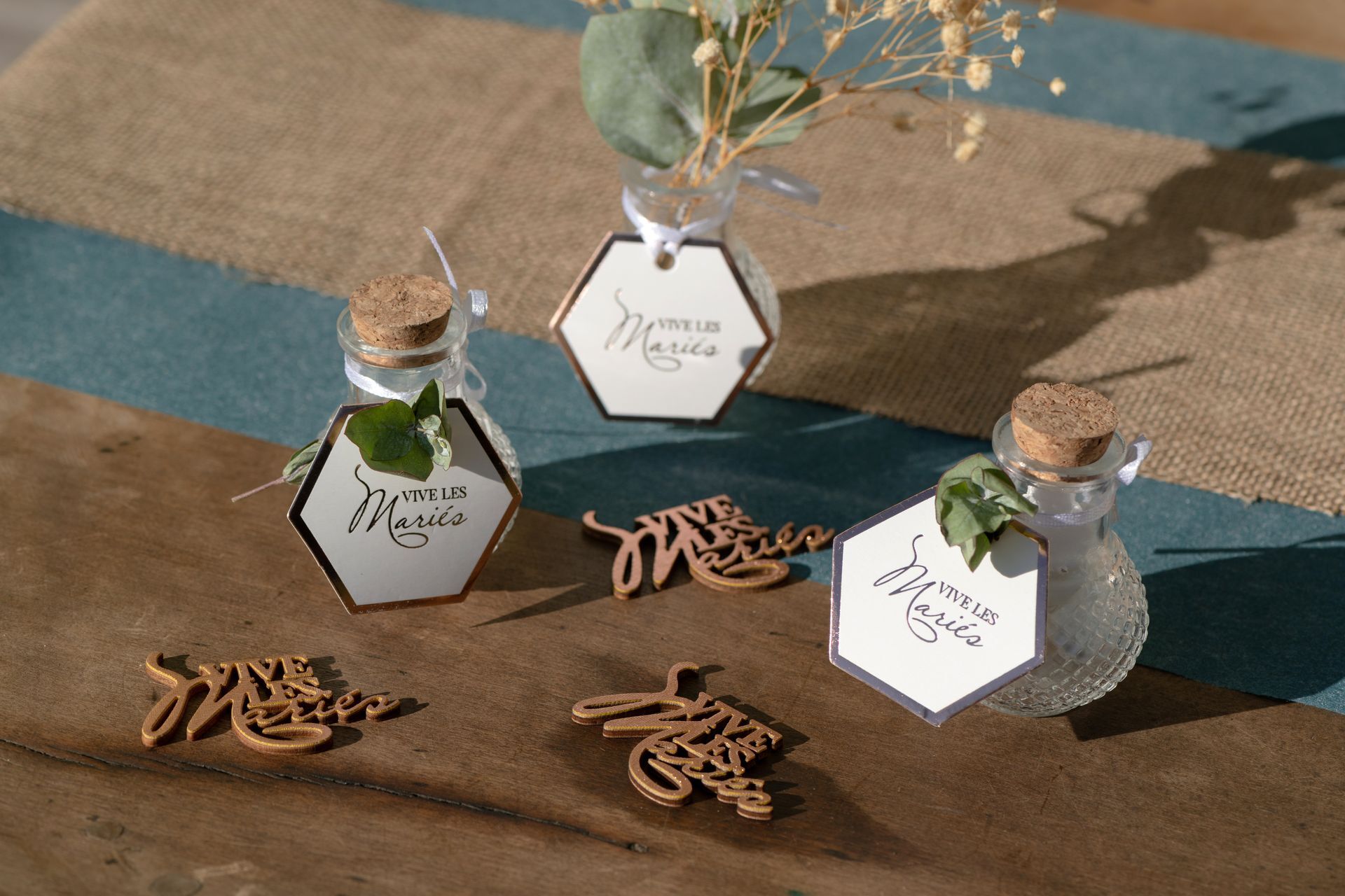 Pot rond en verre vintage 7x5,5cm