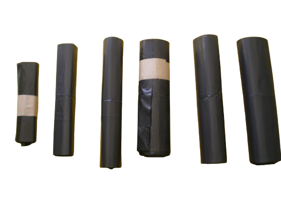 Rouleau de sacs poubelles noirs