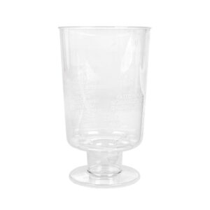 Coupe a vin injectée 15cl transparent cristal PS Ø5,7x9,6cm