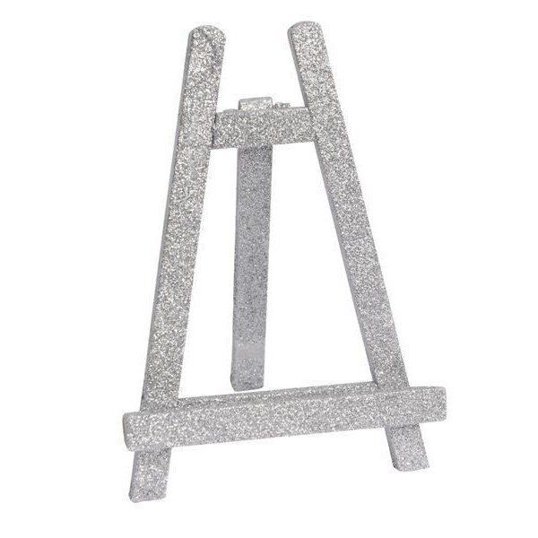 Chevalet porte menu argent