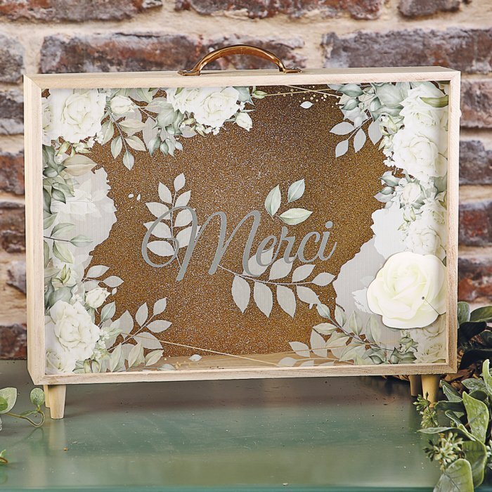 Tirelire "ROMANTIQUE" 35x7,5Hx30,5cm