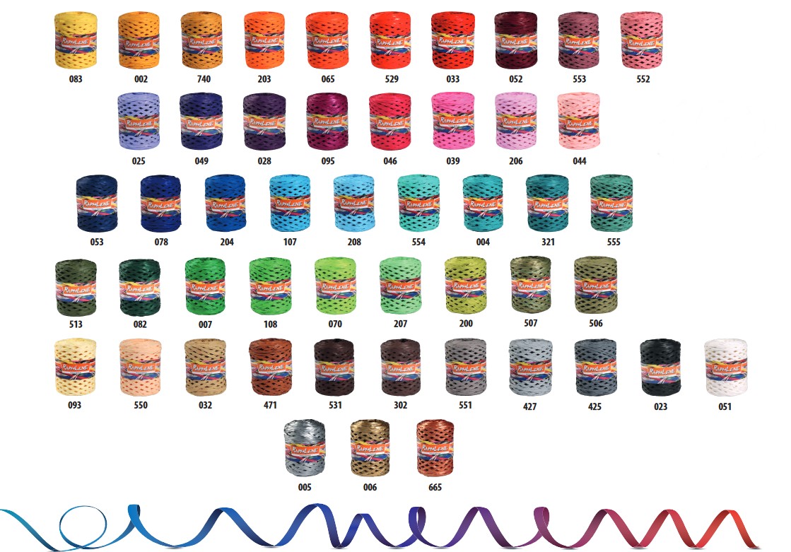 Bobine raphia synthétique “POLYRAPHIA” 200m