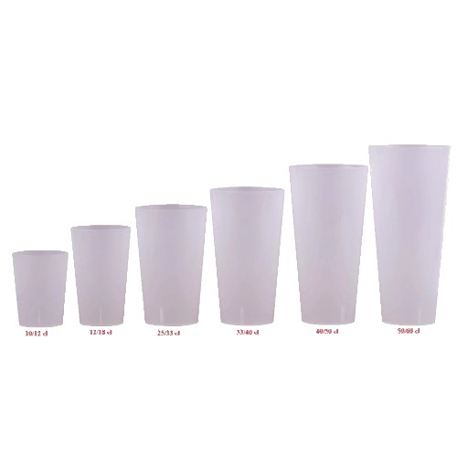 Gobelets réutilisables 100% personnalisables