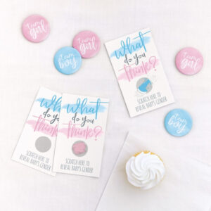 Cartes à gratter fille & garçon What do you think ? par 10
