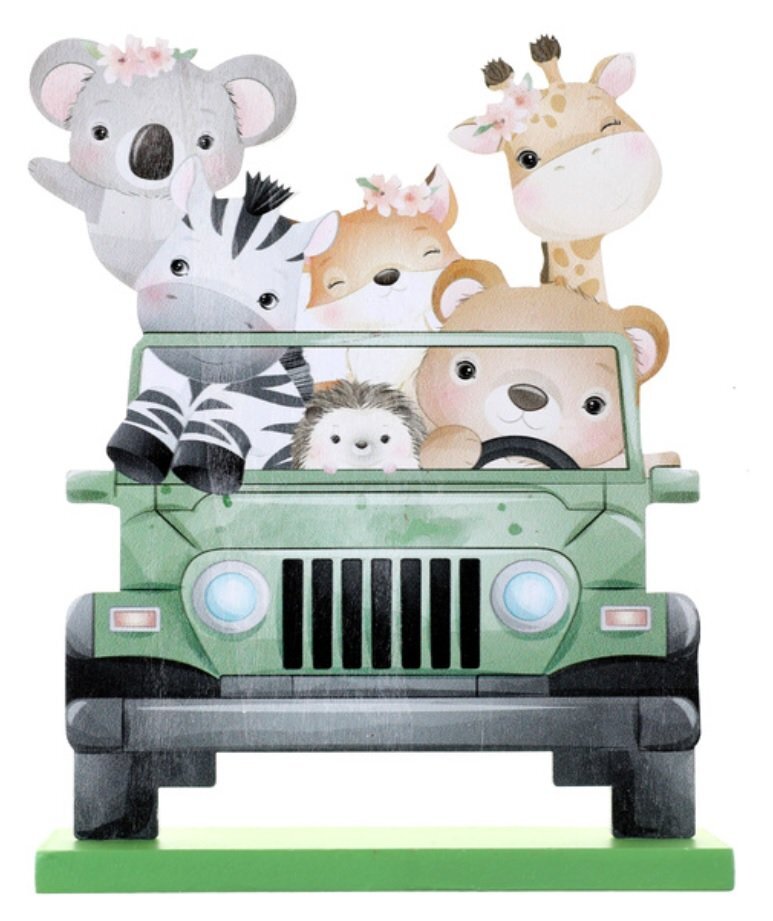 Décor de Table Bois Explorateur