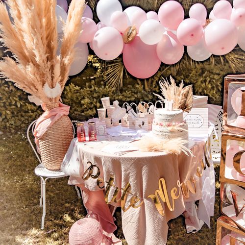 Guirlande "Petite merveille" papier or métal 1m20