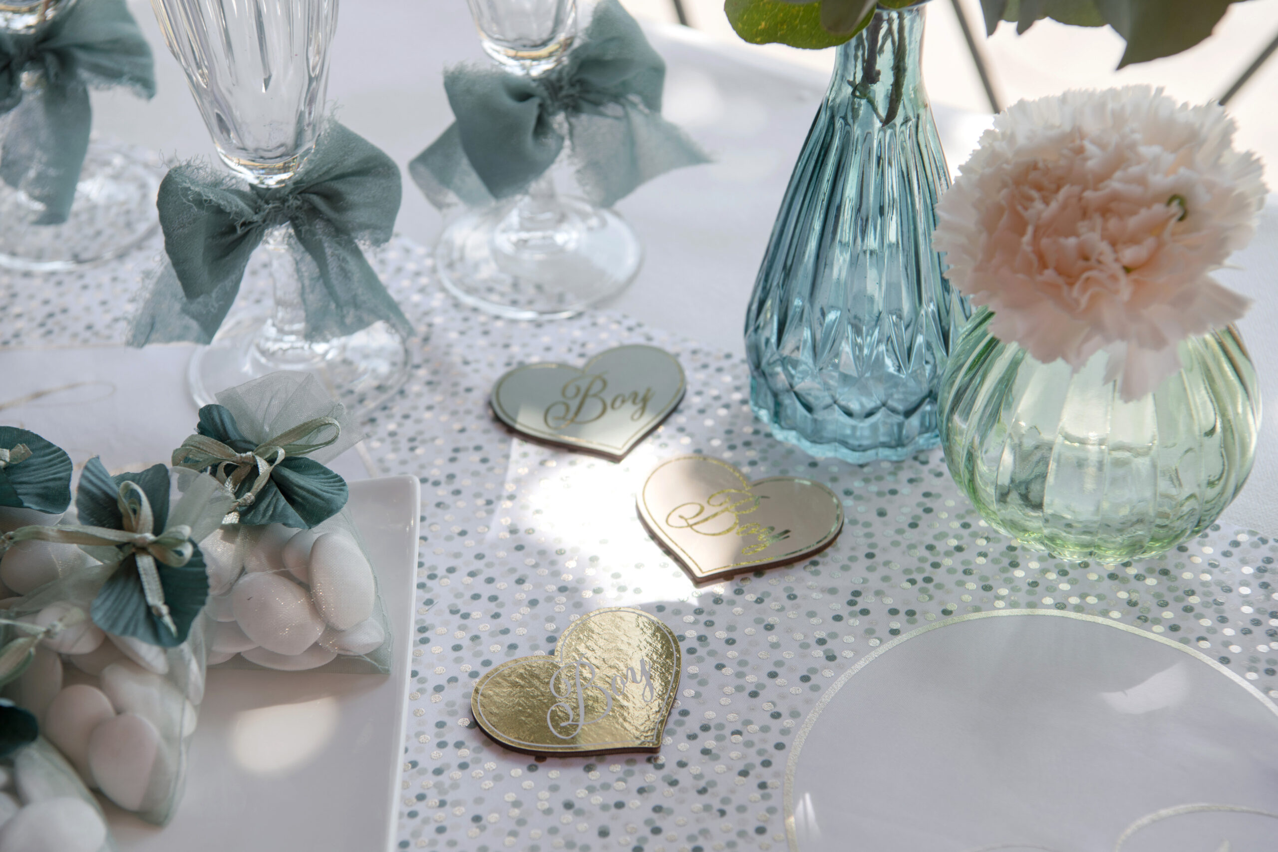 Déco de table a parsemer girl & boy (x10)