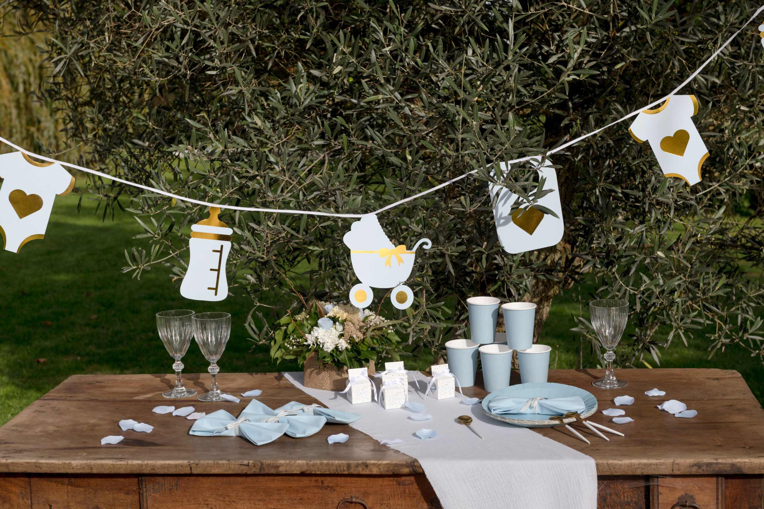 Guirlande baby shower métal - 5m