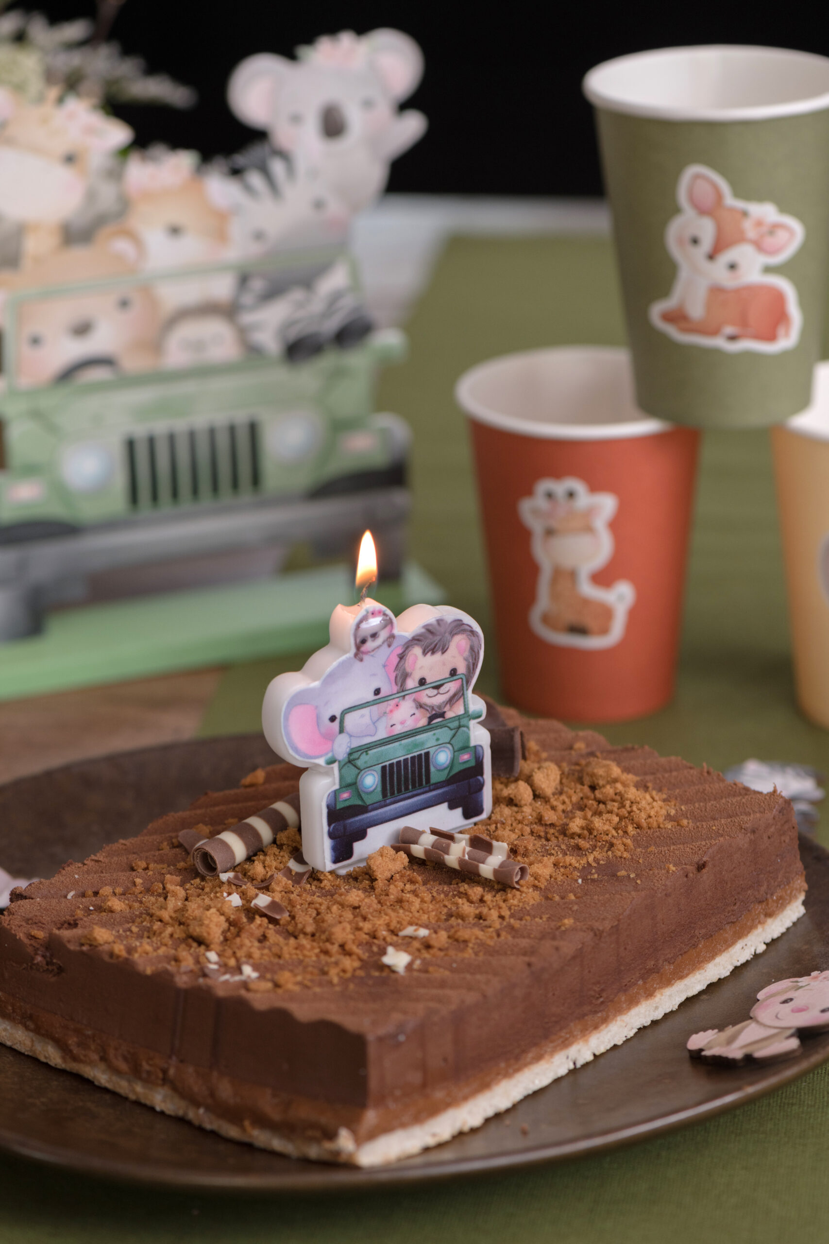 Bougie Explorateur 6,4x7,5cm