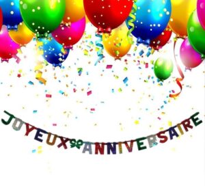 Guirlande Lettre “Joyeux Anniversaire” Géante Holographique 3,50m