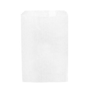Sacs Kraft Blanchis 14 x 7 x 28 cm en Carton de 1000