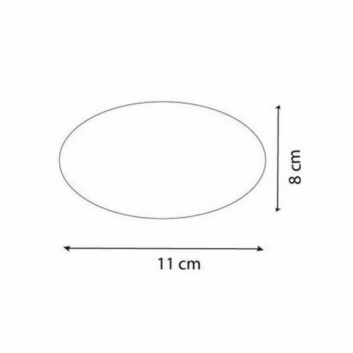 Papier paraffiné ovale à steak (x1000)