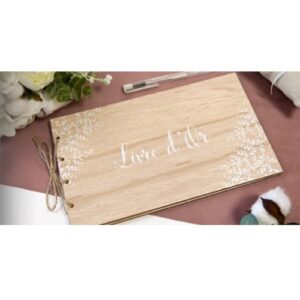 Livre d'or bois