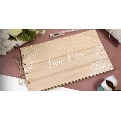 Livre d'or bois