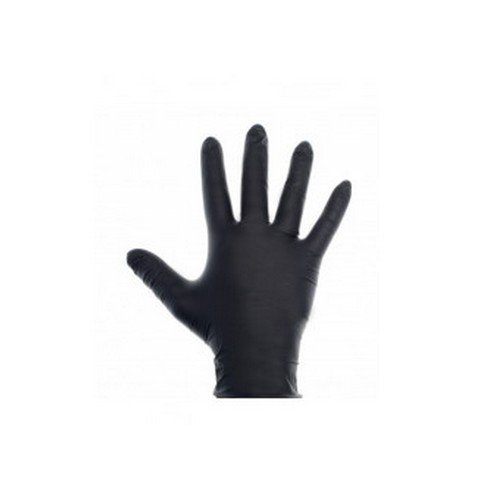 Gants nitrile noir non poudrés Nitrylex Mercator