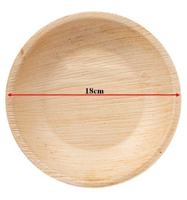 assiette bois ronde bambou 18cm