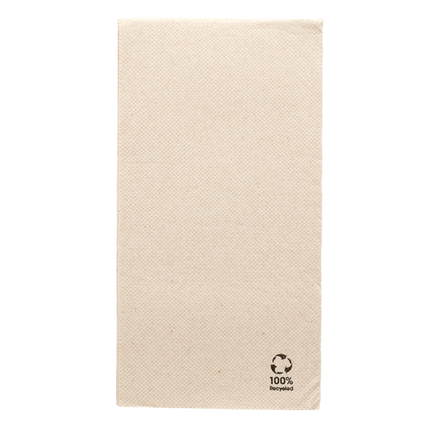 Serviettes cocktail double point Nature 20X20cm