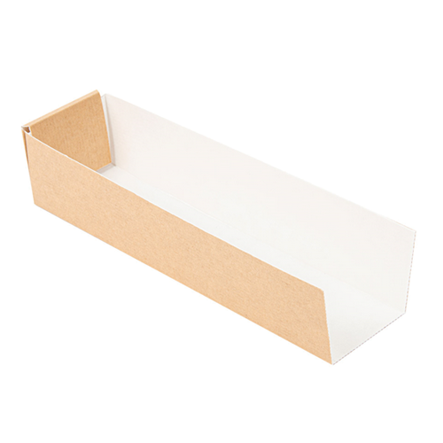 pelles hot-dog "thepack" 220g/m2 18x45x4cm naturel carton ondulé nano-micro