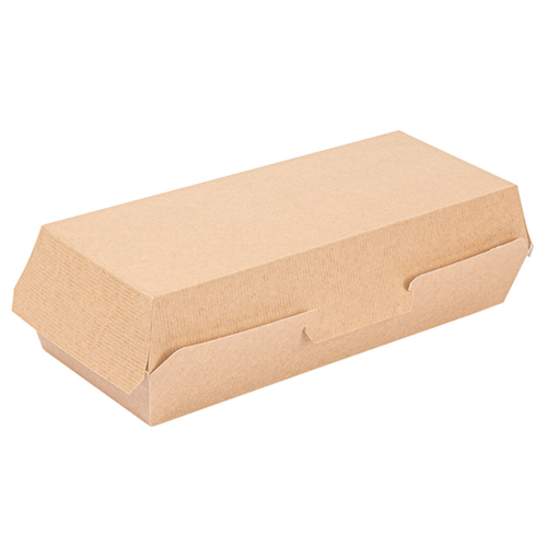 boites panini "thepack" 220g/m2 26x12x7cm naturel carton ondulé nano micro