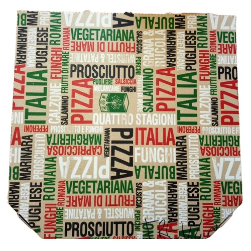 boite pizza coins carrés 33x33cm