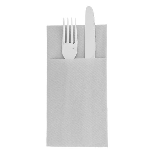 Serviette kangourou Airlaid étui non tissée 40x40cm