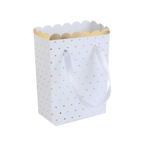 Sachet passe partout blanc & or