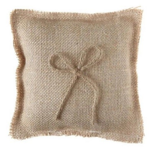 Coussin jute naturel 18x18cm