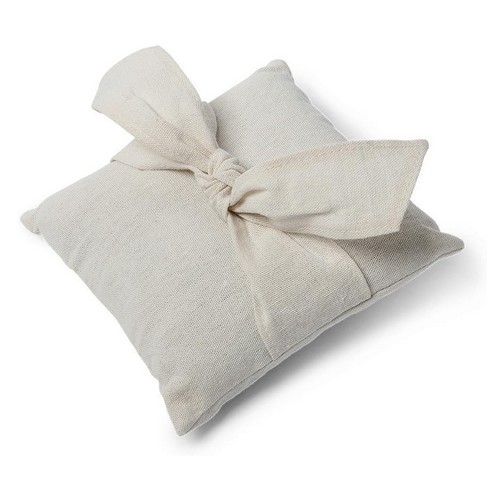 Coussin naturel lin de 15x15cm