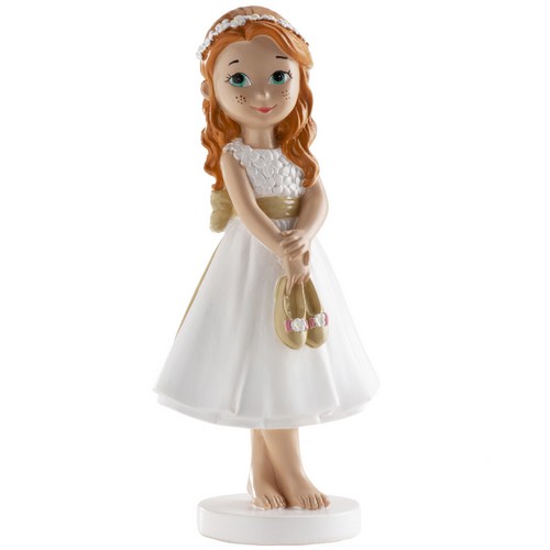 Figurine de Gâteau Fille Pieds Nus 13 cm