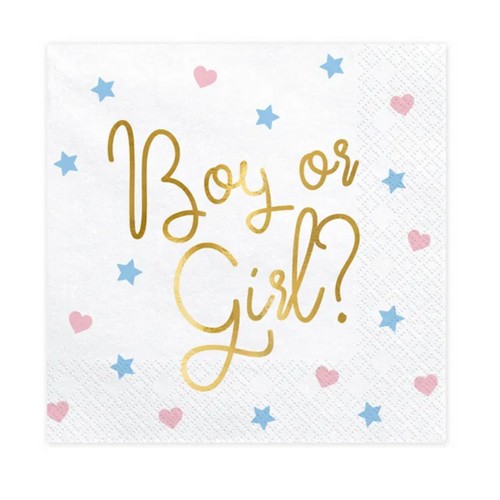 Assiettes "Boy or girl" 23cm par 6