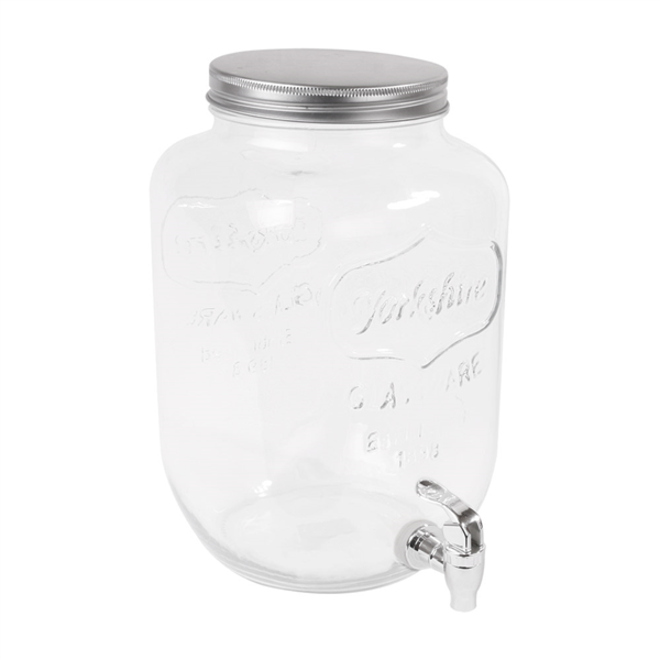 Distributeur de Boissons "WAKI GLASS" 8l Ø19,5x31cm transparent en verre