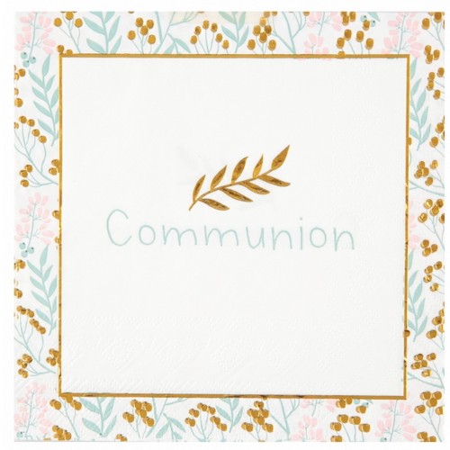 Serviettes de Communion 3 Plis 33x33cm par 20