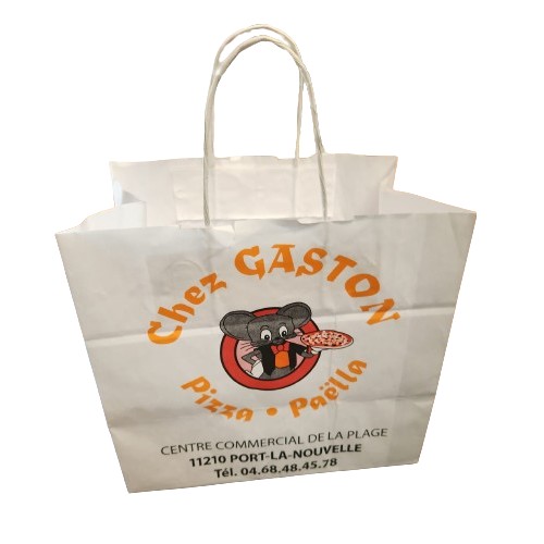 Sac kraft traiteur Chez Gaston