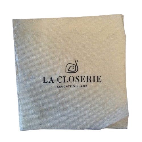 Serviettes personnalisées La Closerie